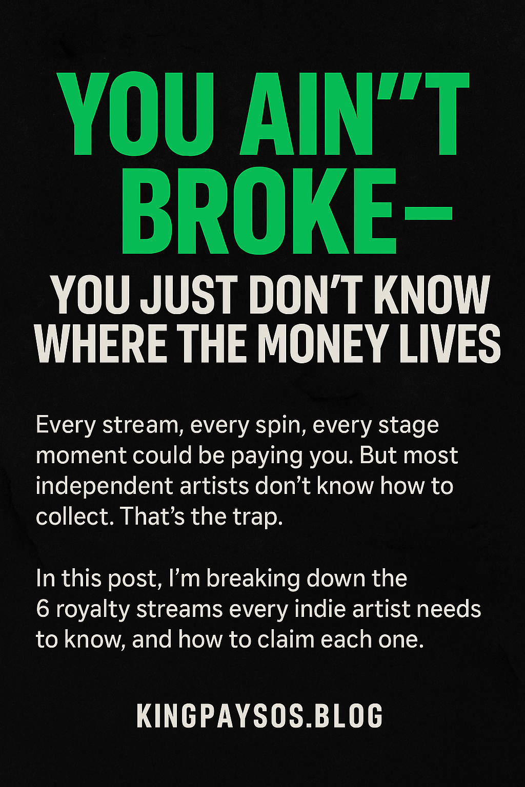 💸&nbsp;You Ain’t Broke – You Just Don’t Know Where the Money&nbsp;Lives